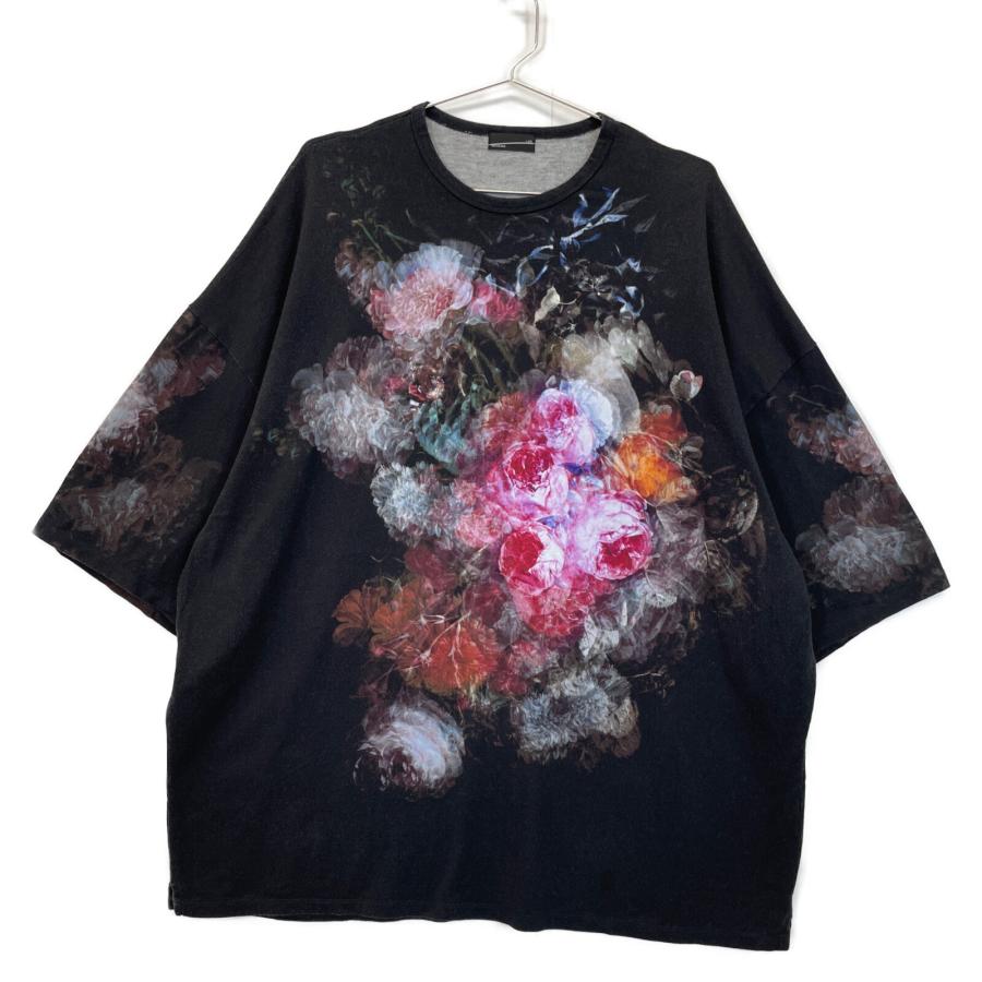 LAD MUSICIAN オーバーサイズ　半袖Tシャツ　フラワー柄　花柄　XL LAD MUSICIAN（ラッドミュージシャン） 2120-712 20SS FLOWER SUPER