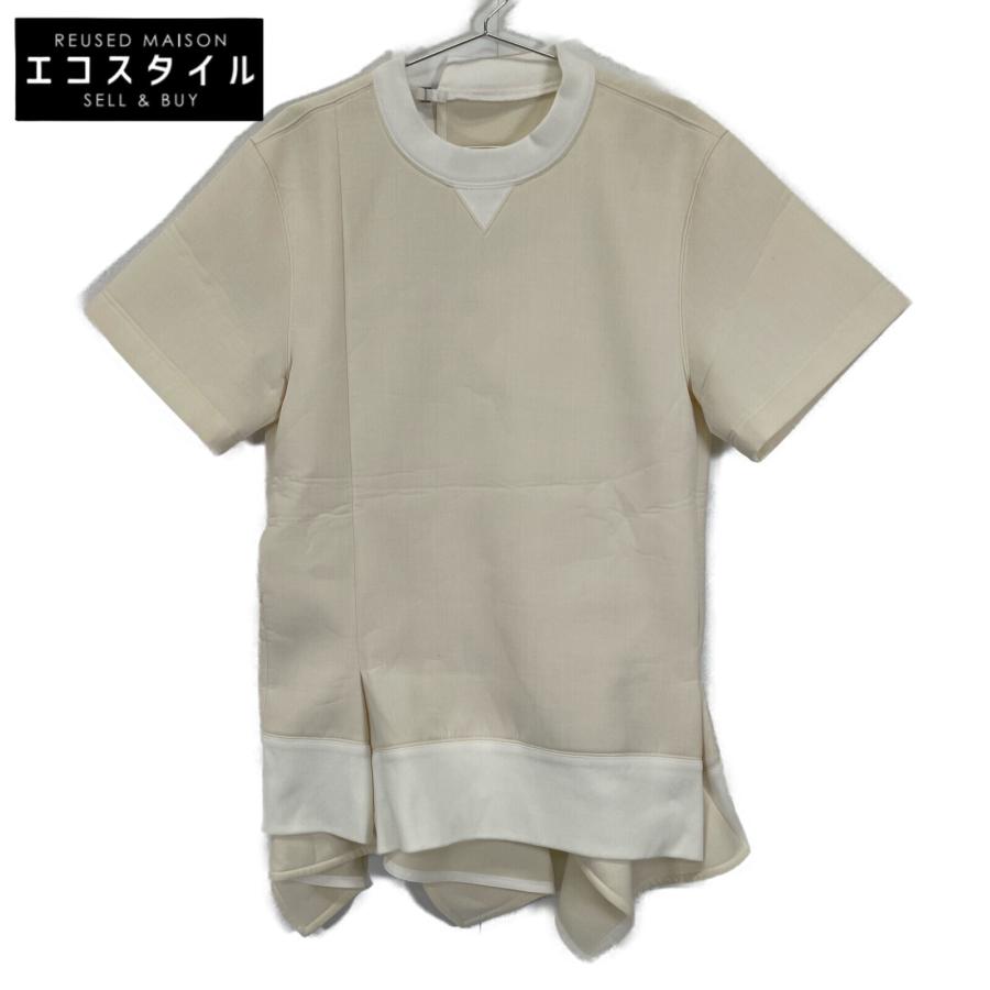 sacai サカイ 24-07038 24SS ホワイト Suiting Bonding Pullover sacai サカイ 24-07038 24SS ホワイト Suiting Bonding Pullover