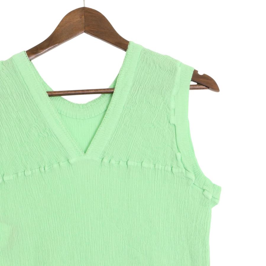 Haat ハート イッセイミヤケ 24SS HA41-FH677-61 グリーン KYO CHIJIMI  