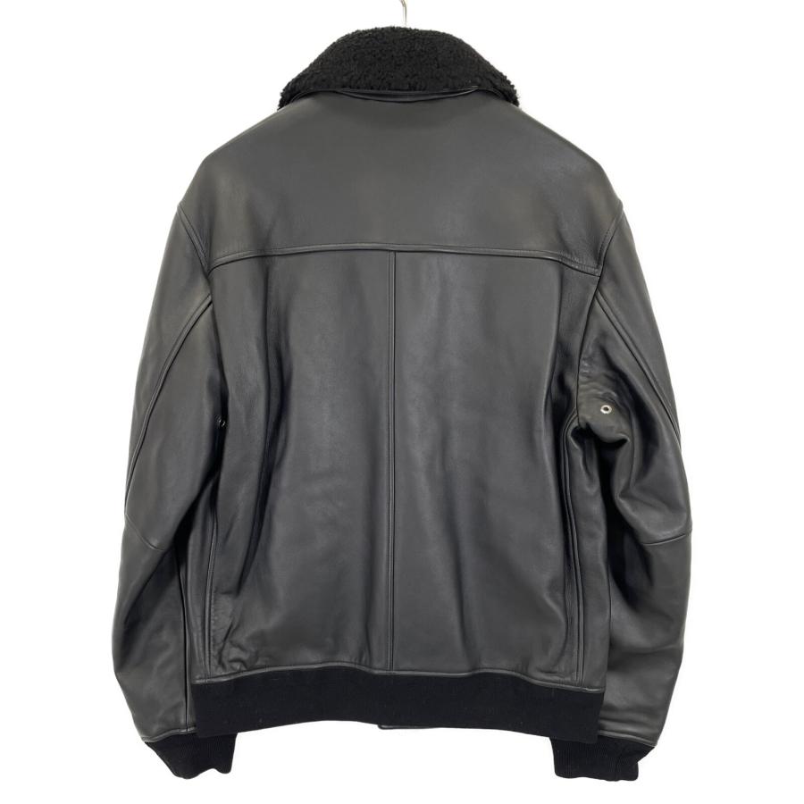 Theory ジップアップ　レザージャケット　ブラック　S ラム　レザー Theory ジップアップ レザージャケット ブラック S ラム レザー