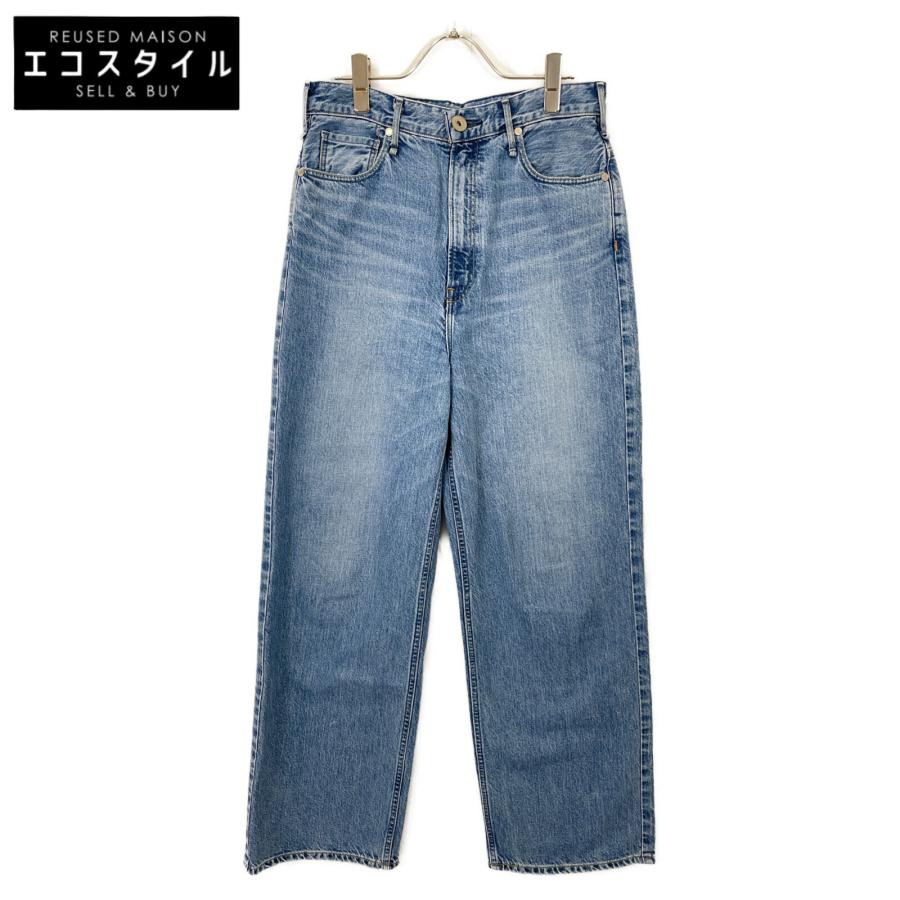 upper hights アッパーハイツ 23SS THE NIECE ブルー ワイドシルエット  