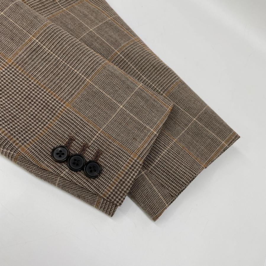 MUSE ミューズ ブラウン CARETTE テーラードジャケット チェック 表記