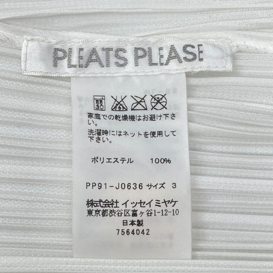 PLEATS PLEASE プリーツプリーズ PP91-J0636 ホワイト ひし形プリント  