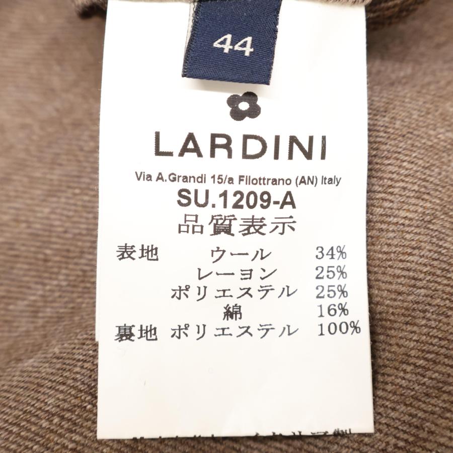 LARDINI（ラルディーニ） 美品/国内正規 JU135AMQ34 シルク混 ピークド