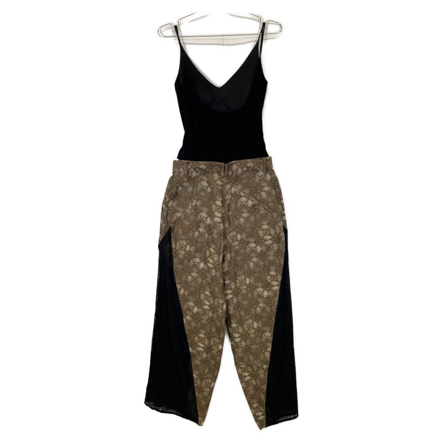 IRENE アイレネ 24SS 26S85002 ベージュ×ブラック Tile JQD×Lace 