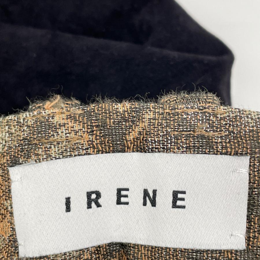 IRENE アイレネ 24SS 26S85002 ベージュ×ブラック Tile JQD×Lace 