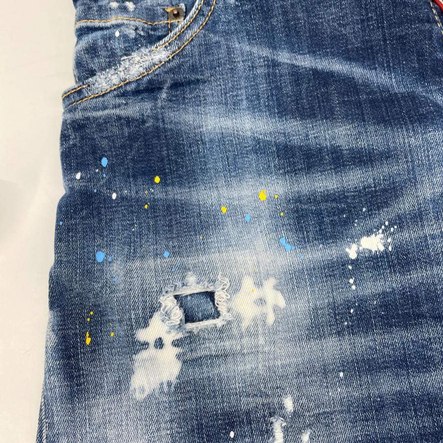 DSQUARED2 ディースクエアード 21年製 S74LB1023 インディゴ DSQUARED2 ディースクエアード 21年製 S74LB1023 インディゴ