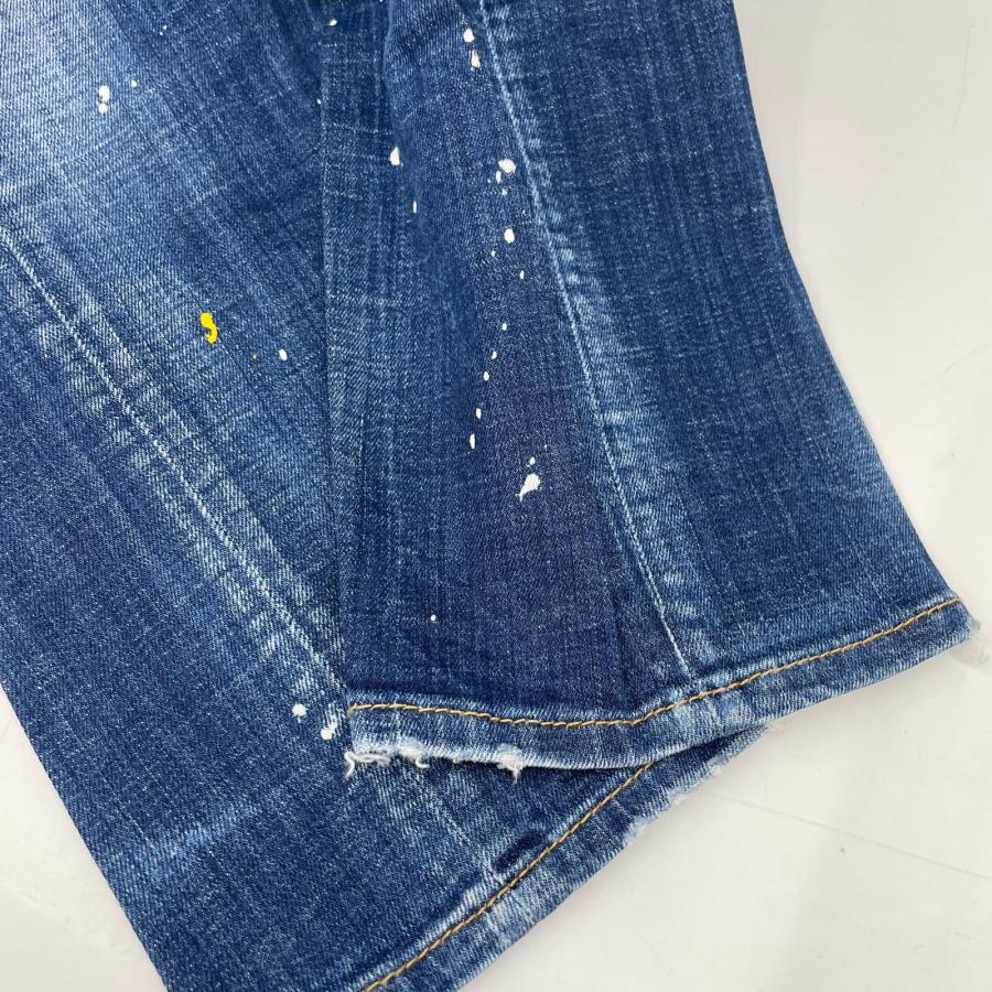 DSQUARED2 ディースクエアード 21年製 S74LB1023 インディゴ ダメージ 