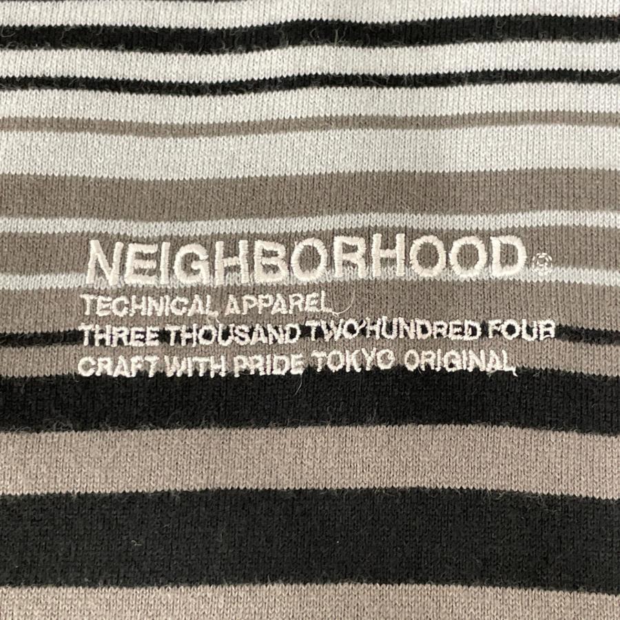 NEIGHBORHOOD ネイバーフッド 24SS ブルー×グレー コットン 天竺 NEIGHBORHOOD ネイバーフッド 24SS ブルー×グレー コットン 天竺