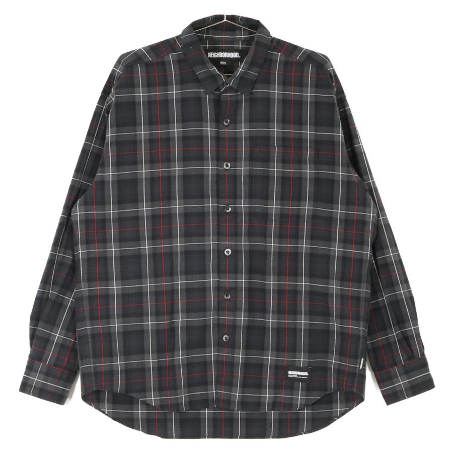 NEIGHBORHOOD 美品/24SS ネイバーフッド 241BENH-SHM01 TARTAN CHECK 