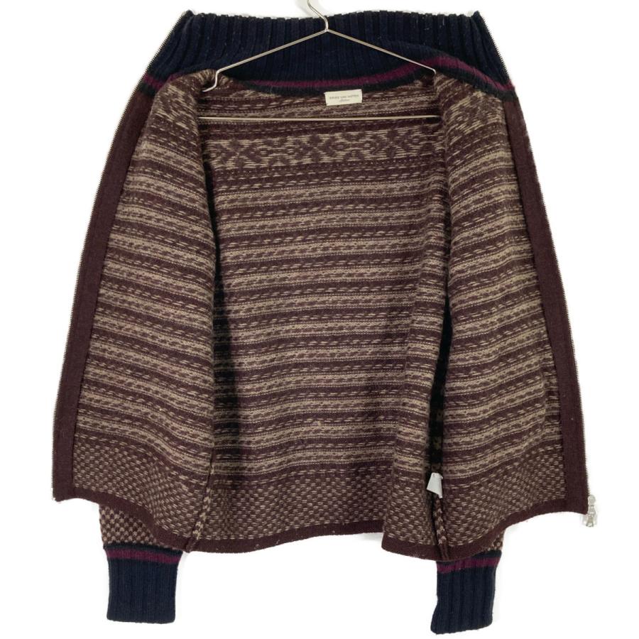 美品/ DRIES VAN NOTEN ドリスヴァンノッテン ボーダー ウール 