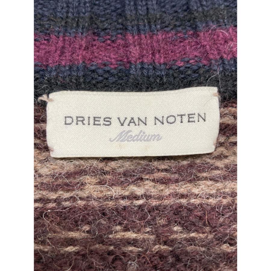 美品/ DRIES VAN NOTEN ドリスヴァンノッテン ボーダー ウール 
