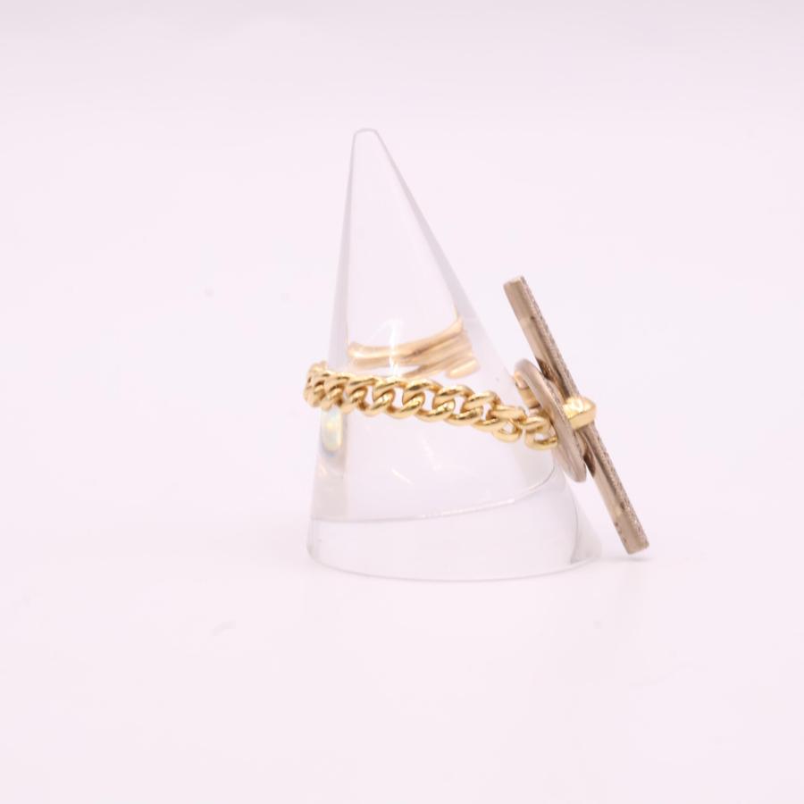 hum ハム K18YG/WG 0.12ctブラウンダイヤモンド DECO LACE T BAR hum ハム K18YG/WG 0.12ctブラウンダイヤモンド DECO LACE T BAR