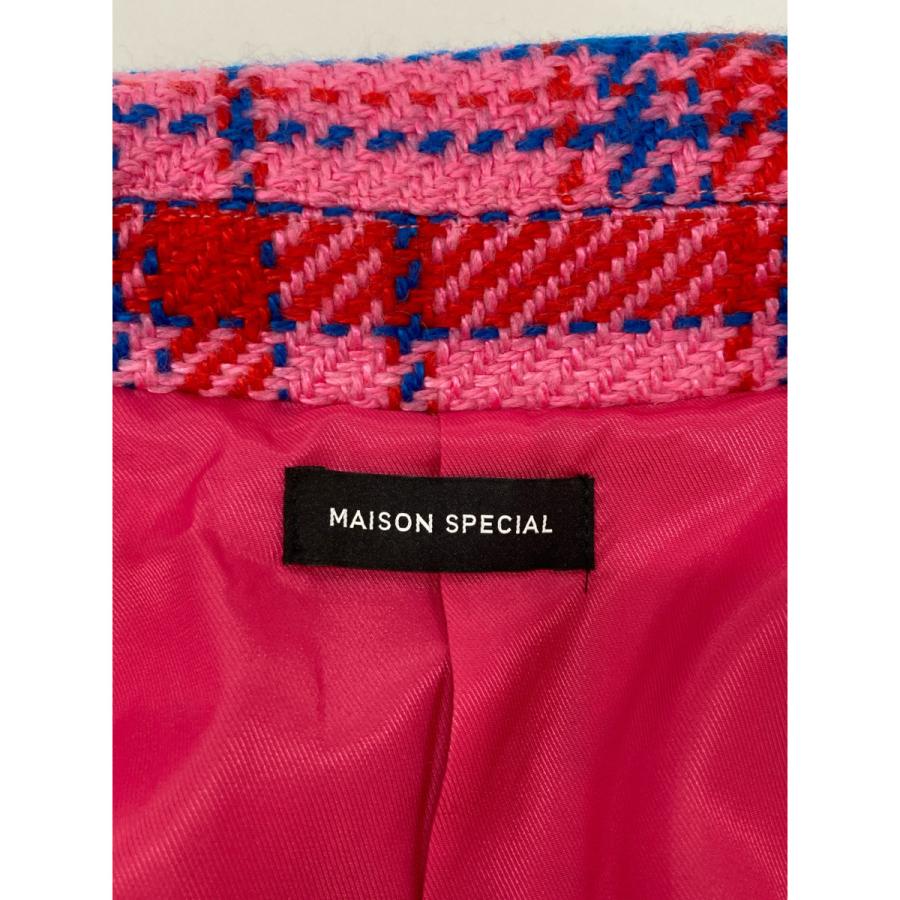 MAISON SPECIAL メゾンスペシャル ピンク ウール混 ロービング MAISON SPECIAL メゾンスペシャル ピンク ウール混 ロービング