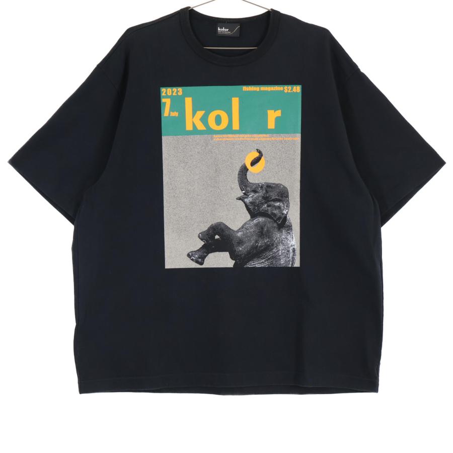 Color /23AW kolor カラー 23WCM-T11208 エレファントプリント 半袖T  