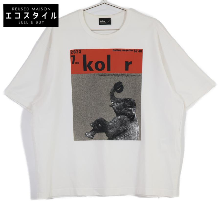 Color /23AW kolor カラー 23WCM-T11208 エレファントプリント 半袖T 