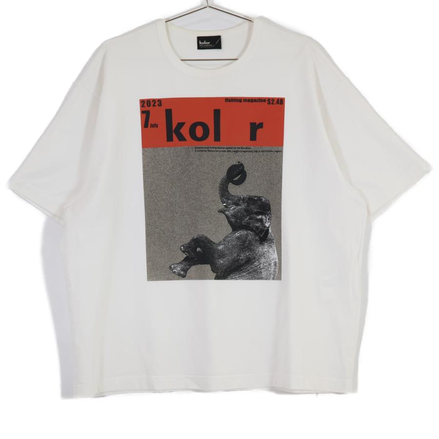 Color（カラー） /23AW kolor 23WCM-T11208 エレファントプリント 半袖