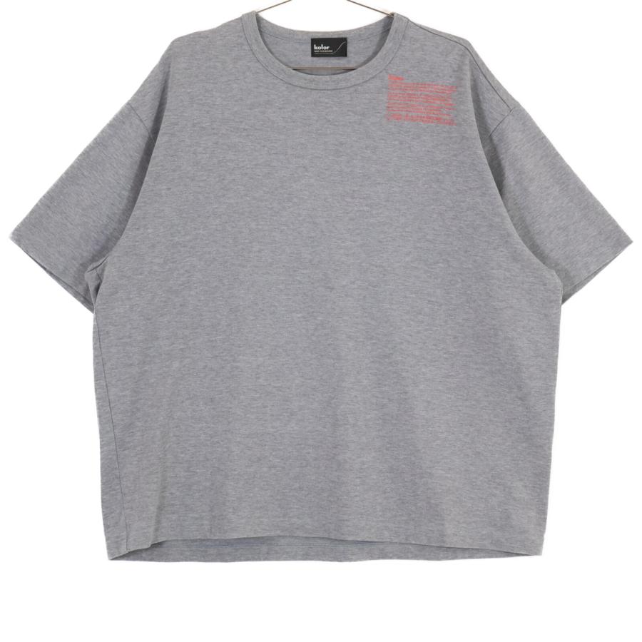 美品/22SS kolor カラー 22SCM-T07208 度詰め天竺 プリント 半袖T 