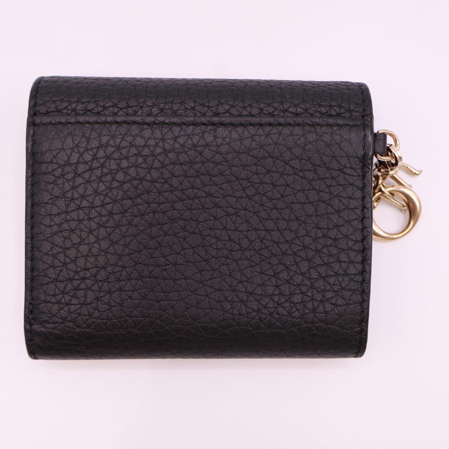 美品 Dior ディオール ディオリッシモ レザー 三つ折り財布（小銭入れ