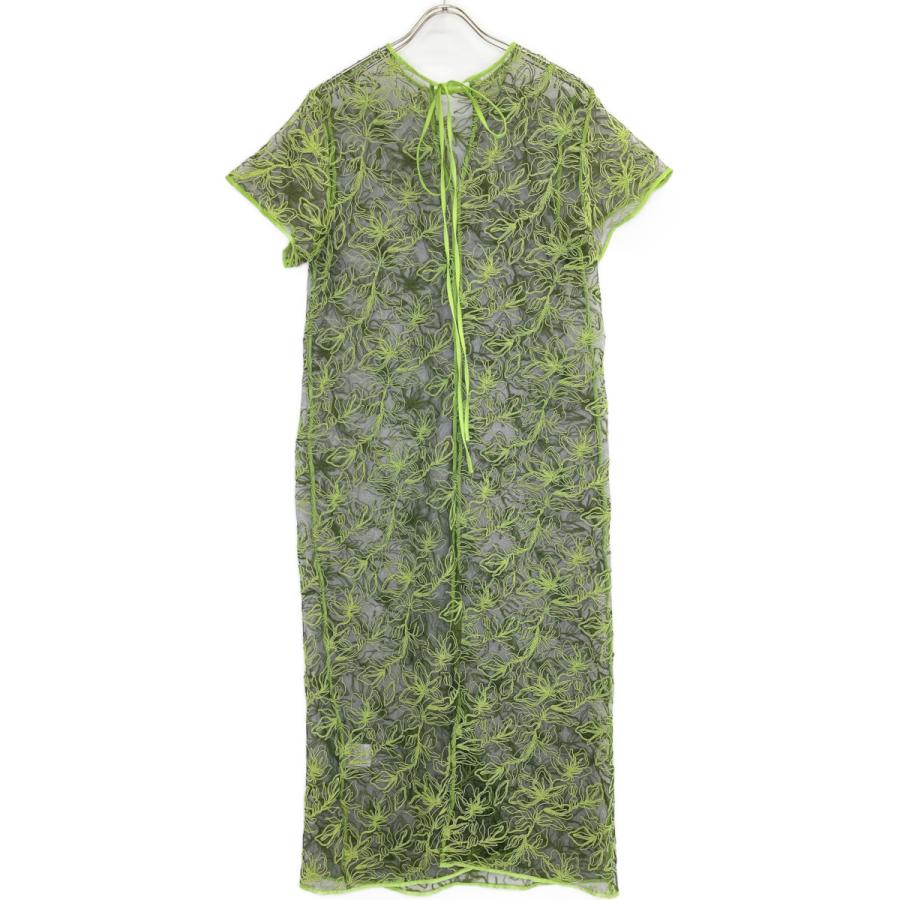 美品/22SS LE CIEL BLEU ルシェルブルー 24S65517 Flower Embroidery 