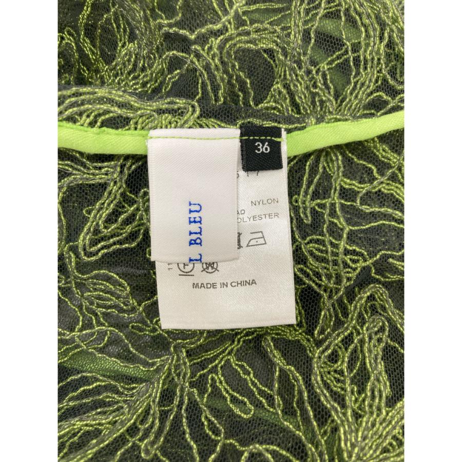 美品/22SS LE CIEL BLEU ルシェルブルー 24S65517 Flower Embroidery 