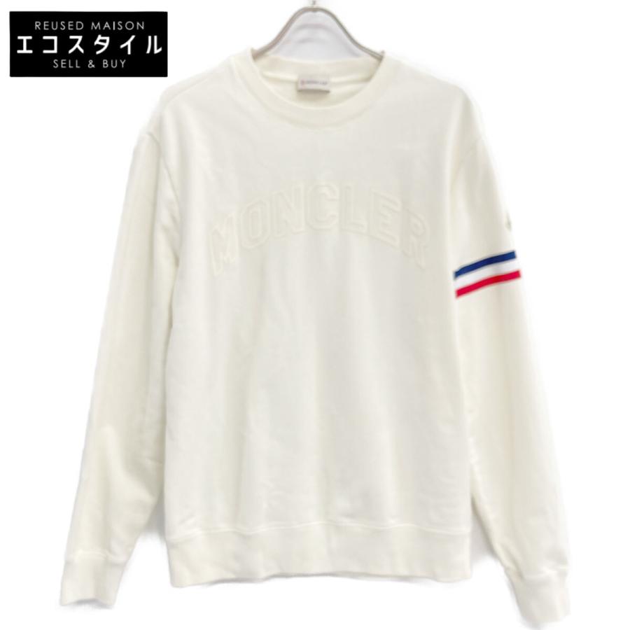 MONCLER（モンクレール） 22年製 ホワイト FELPA GIROCOLLO スウェット