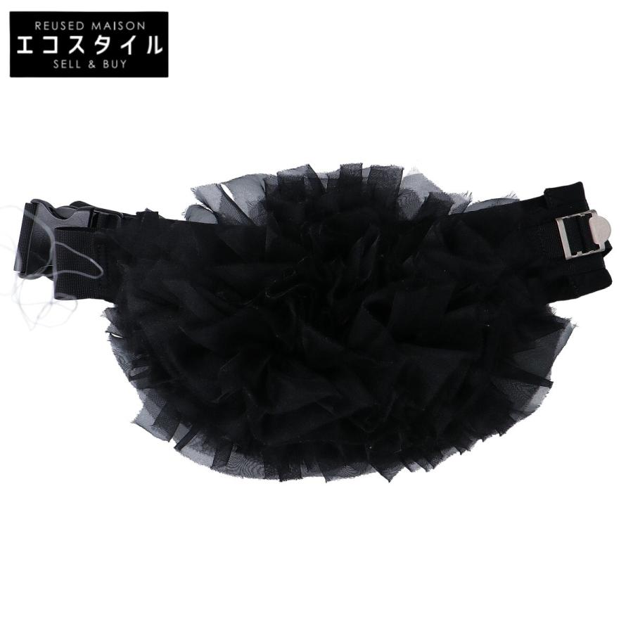 TOMO KOZUMIブラック チュール フリル