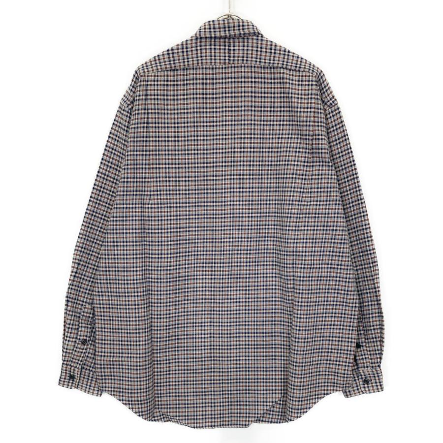 RRL ダブルアールエル 90s 三ツ星タグ ブラウン系 チェックシャツ  