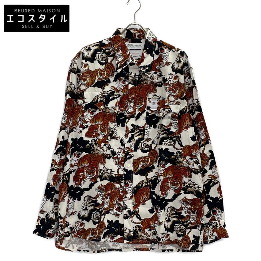 DAIRIKU ダイリク 22SS Tiger LS Shirt with Money Clip ホワイト L 