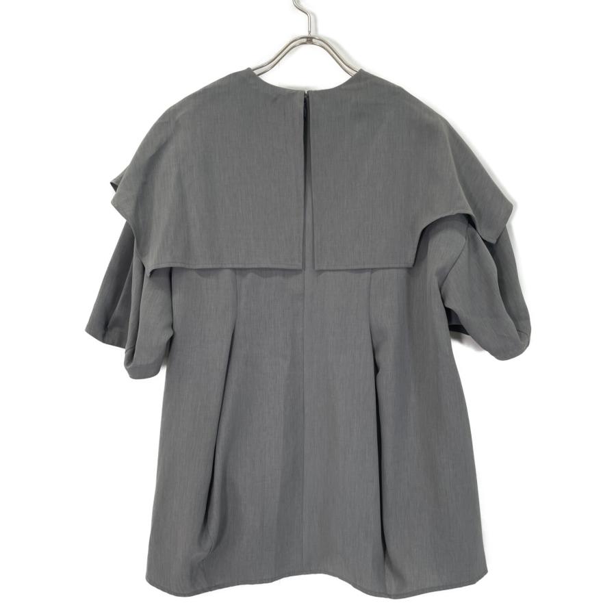 ENFOLD エンフォルド 23SS グレー ポリエステル CAPE-COLLAR ENFOLD エンフォルド 23SS グレー ポリエステル CAPE-COLLAR