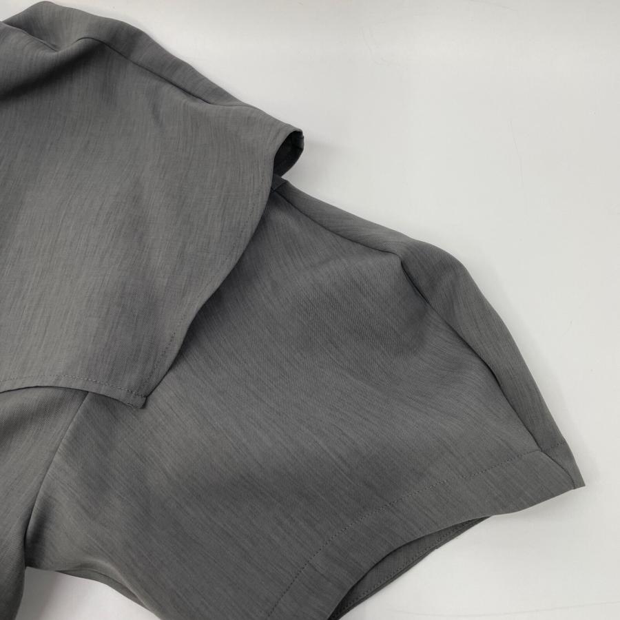 ENFOLD エンフォルド 23SS グレー ポリエステル CAPE-COLLAR ENFOLD エンフォルド 23SS グレー ポリエステル CAPE-COLLAR
