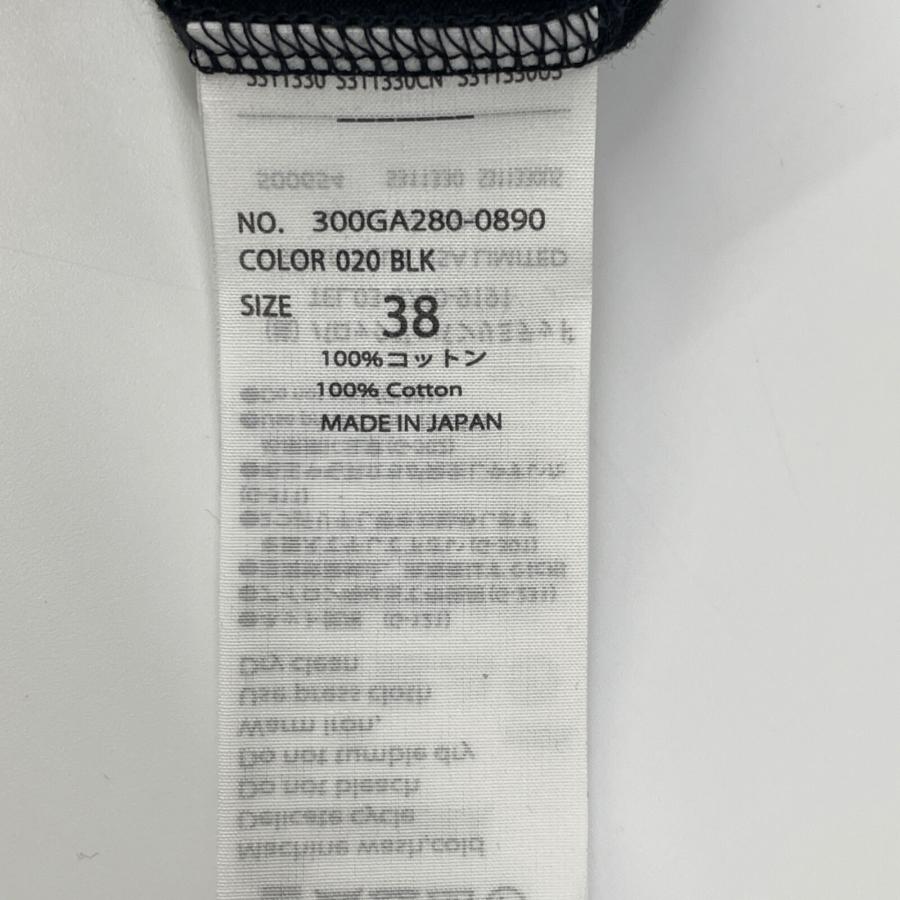 ENFOLD エンフォルド 23AW ブラック コットン PANEL-SLEEVE T ENFOLD エンフォルド 23AW ブラック コットン PANEL-SLEEVE T