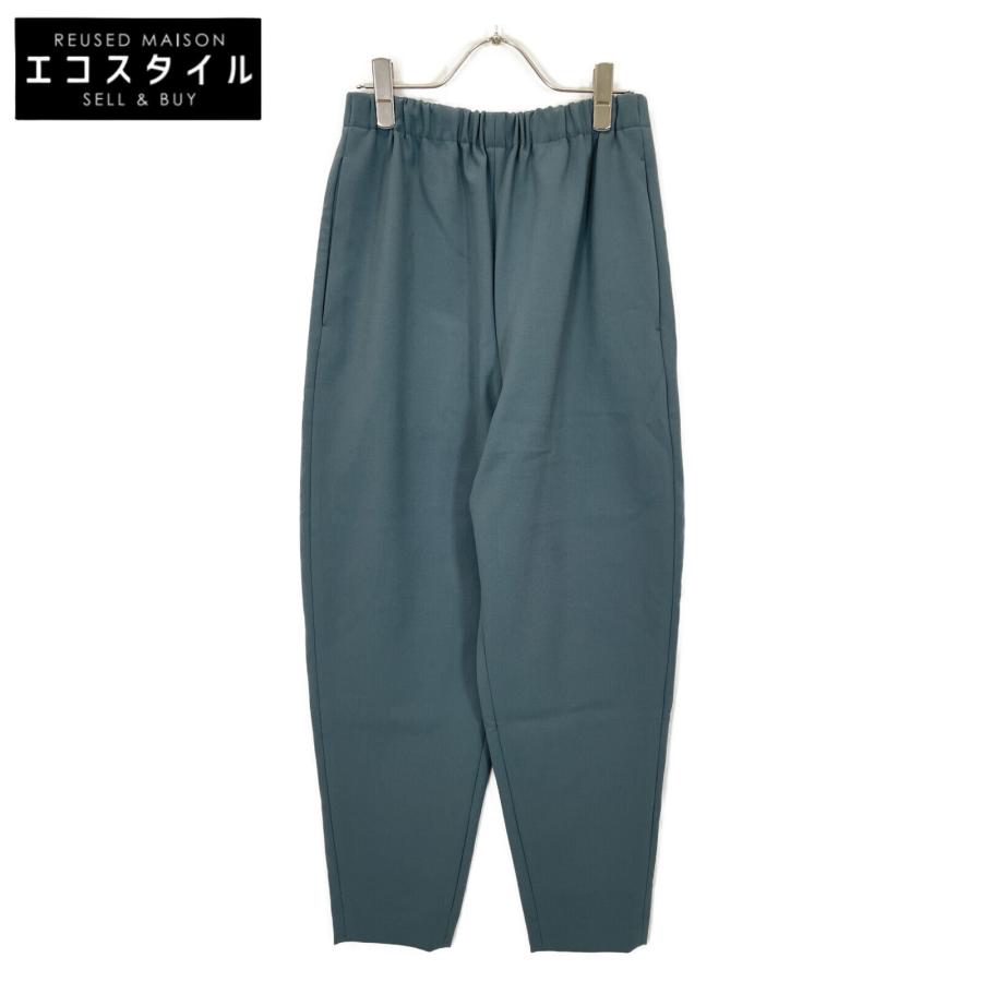 ENFOLD エンフォルド 22AW ブルーグレー レーヨン混 EGG PANTS ENFOLD エンフォルド 22AW ブルーグレー レーヨン混 EGG PANTS