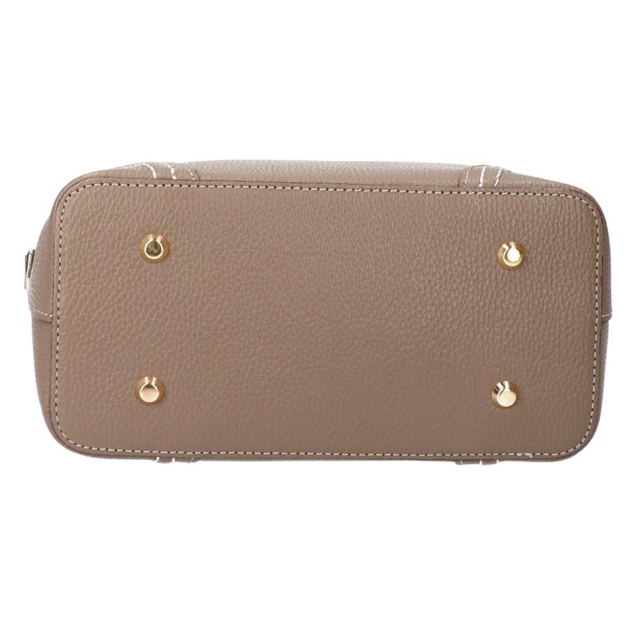 美品 ATAO アタオ アップル200 クロシェ 2WAY ハンドバッグ トープ 
