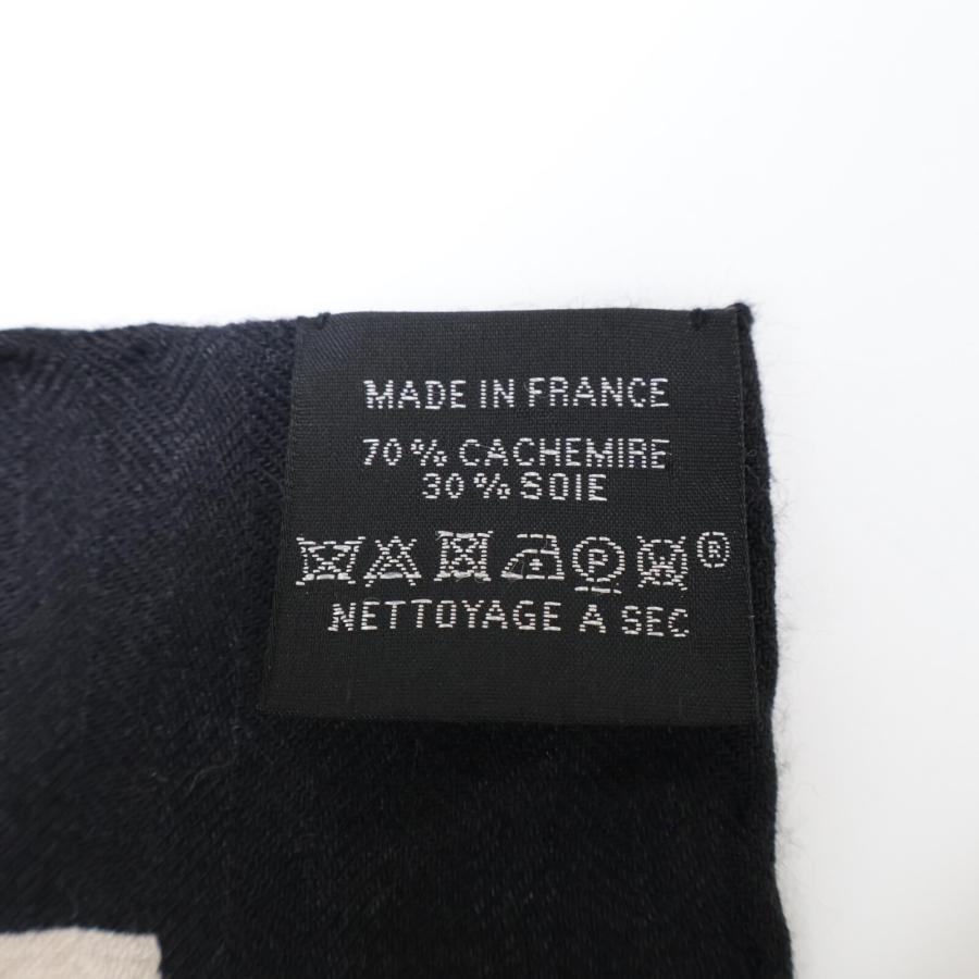 美品/ HERMES エルメス カレH OP'H140 カシミヤxシルク 美品/ HERMES エルメス カレH OP'H140 カシミヤxシルク