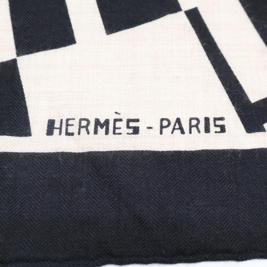 美品/ HERMES エルメス カレH OP'H140 カシミヤxシルク 美品/ HERMES エルメス カレH OP'H140 カシミヤxシルク