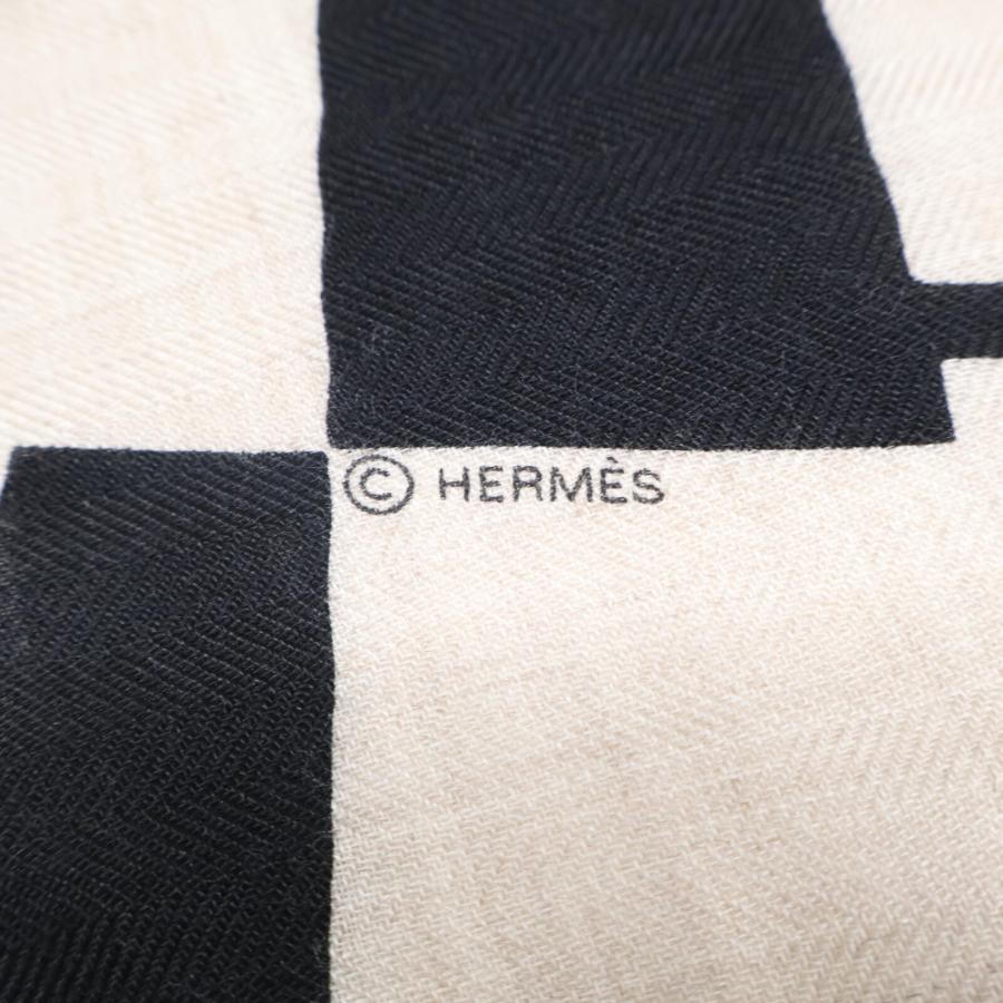 美品/ HERMES エルメス カレH OP'H140 カシミヤxシルク 美品/ HERMES エルメス カレH OP'H140 カシミヤxシルク