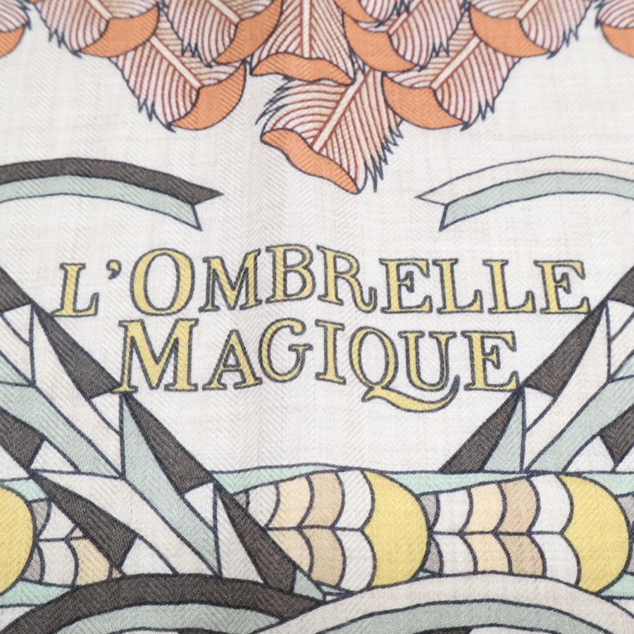 美品 HERMES エルメス L'OMBRELLE MAGIQUE 魔法の杖傘 カシミヤx