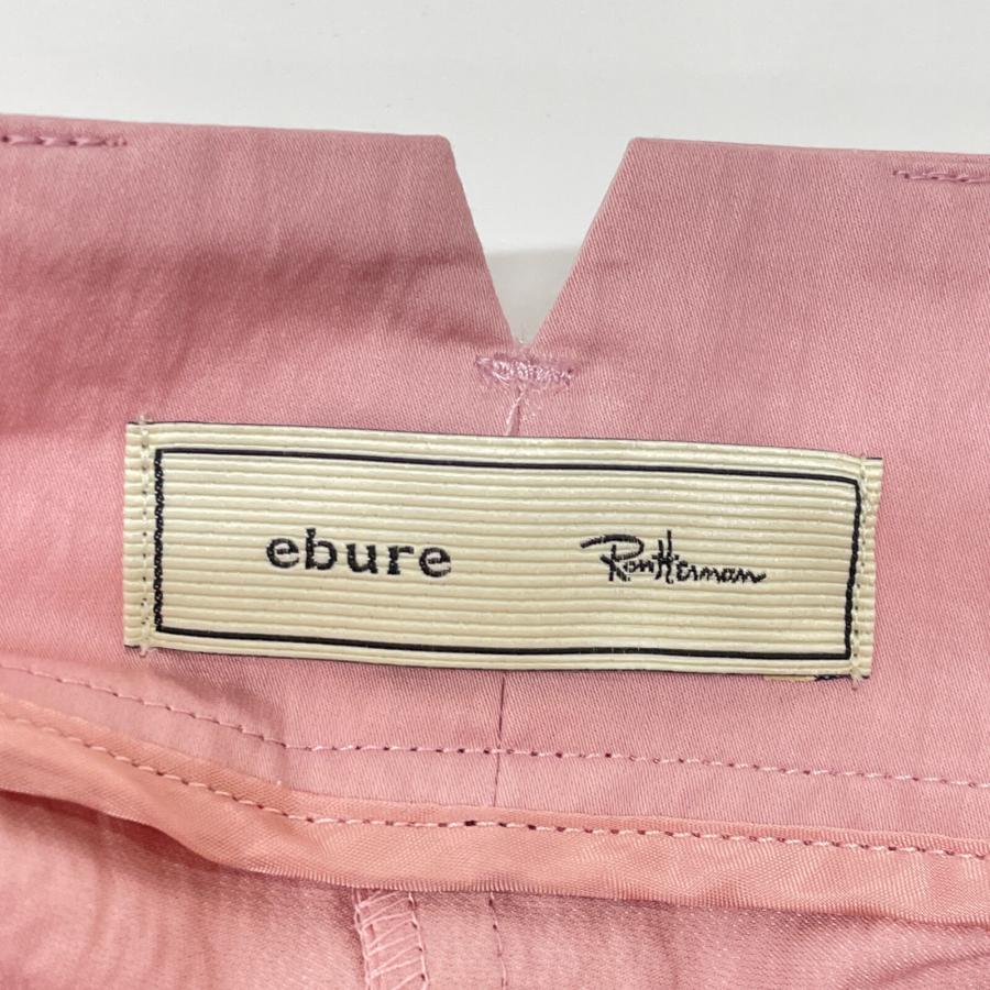 エブール ebure長袖 マキシ丈 ベルテッドワンピース ピンク 38 ロング