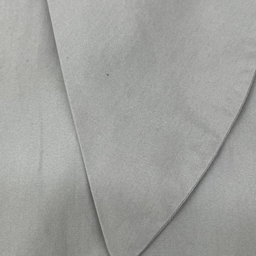 HERMES エルメス グレー コットン100 シェル×セリエボタン 長袖シャツ