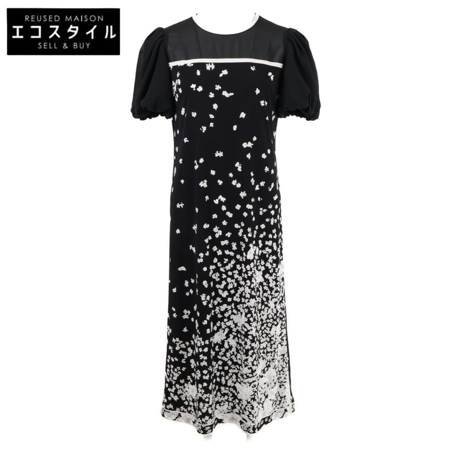 LEONARD 美品/24年製 レオナール 0130015 フラワー ボリュームスリーブ  