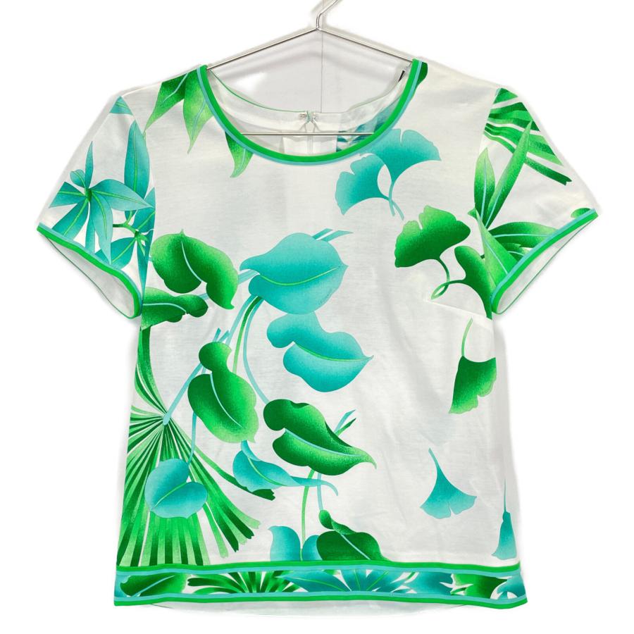 レオナール LEONARD【M】総柄 半袖 ブラウス Tシャツ トップス 綿 by  