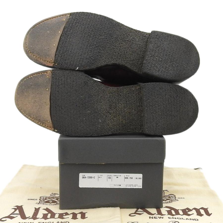 ALDEN（オールデン） プレーントゥ レザーシューズ メンズ ブラウン 7