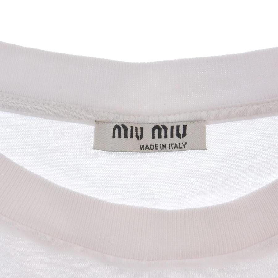 miu miu（ミュウミュウ） MM Paris フロントロゴ 半袖 Tシャツ
