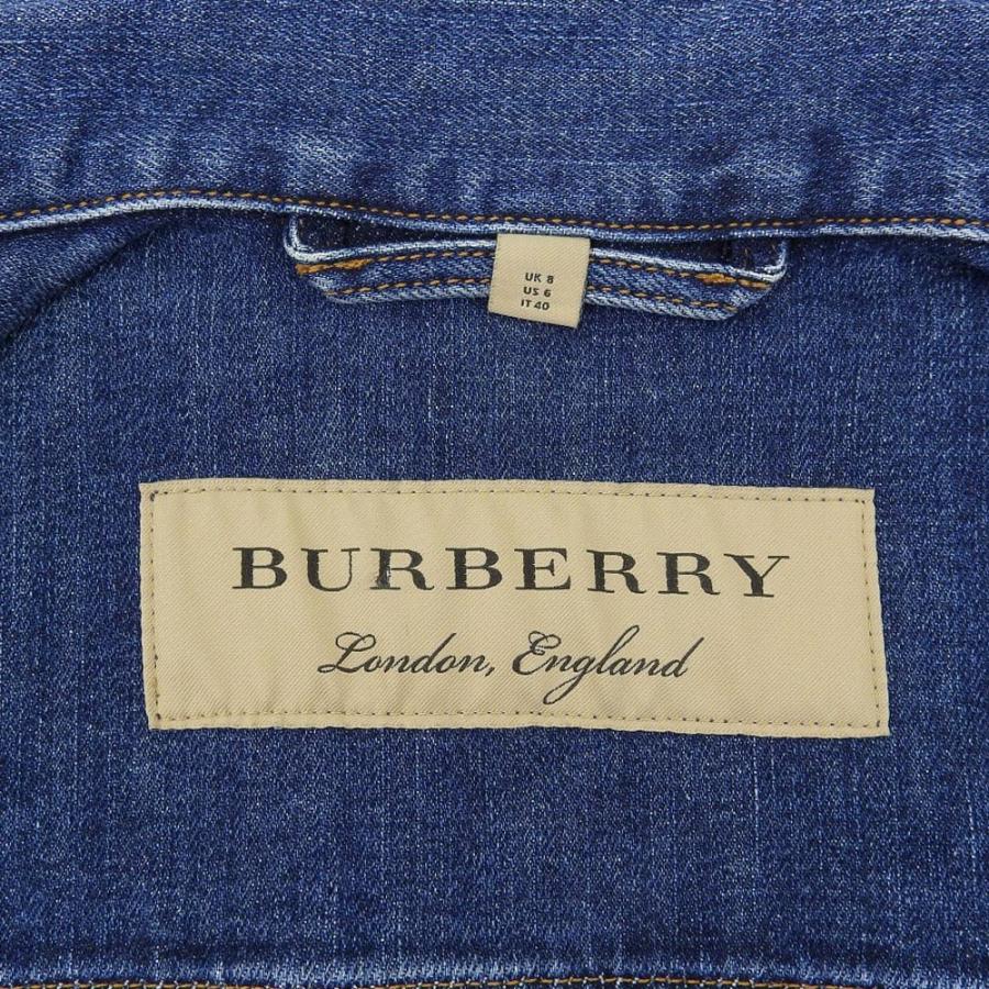 BURBERRY Burberry バーバリー コットン バックロゴ刺繍 デニム BURBERRY Burberry バーバリー コットン バックロゴ刺繍 デニム