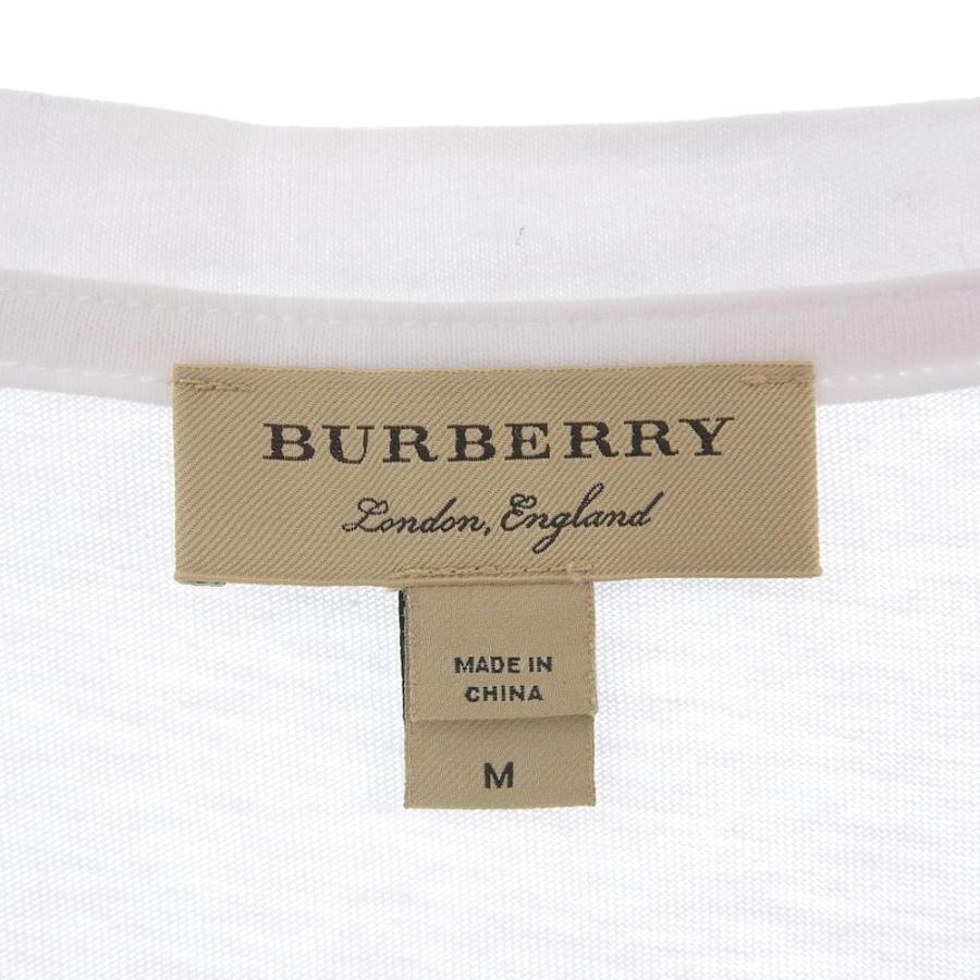BURBERRY Burberry バーバリー コットン ロゴ刺繍 ショートスリーブ  