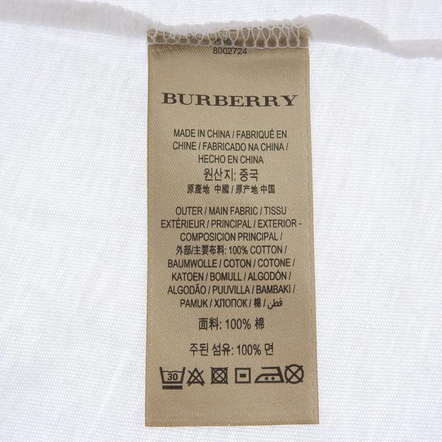 BURBERRY Burberry バーバリー コットン ロゴ刺繍 ショートスリーブ  