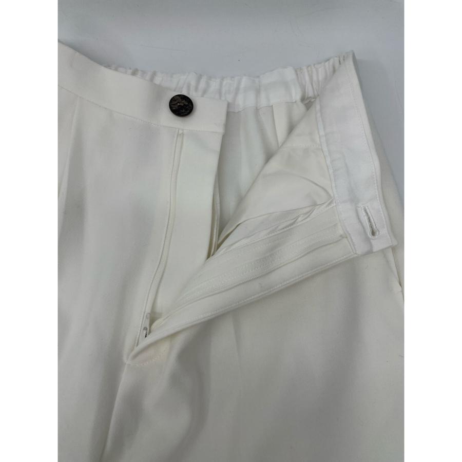 ENFOLD（エンフォルド） 24SS ホワイト レーヨン混 SLIM