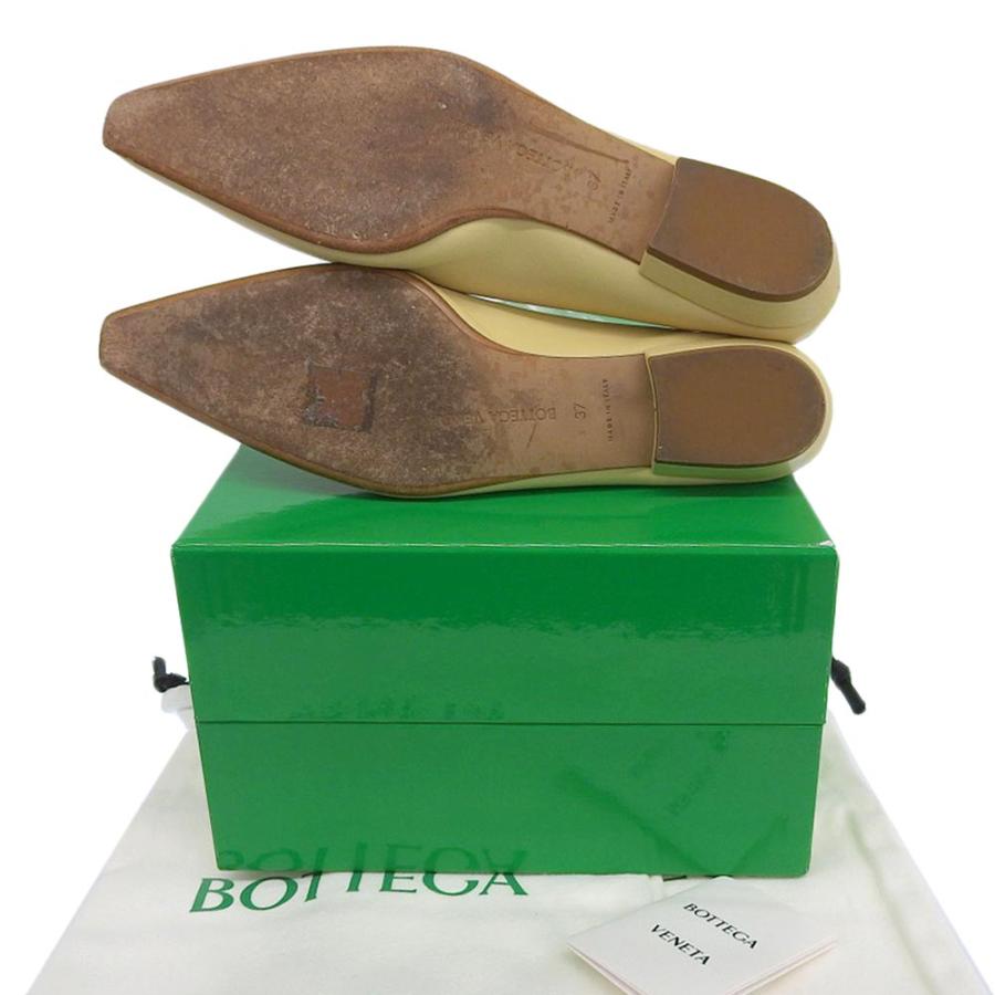 BOTTEGA VENETA アーモンド スクエアトゥ フラットパンプス 美品 BOTTEGA VENETA ボッテガヴェネタ アーモンド スクエアトゥ
