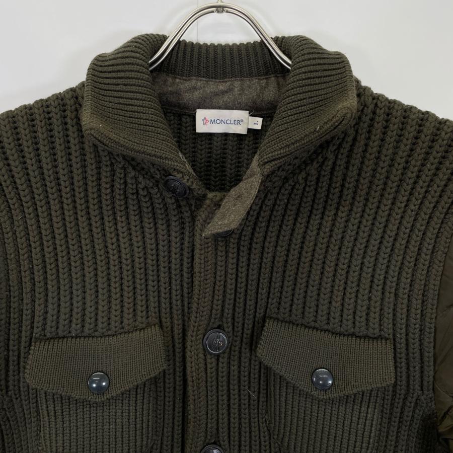 MONCLER（モンクレール） 14年製 カーキ MAGLIONE TRICOT CARDIGAN
